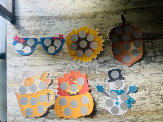 Monthly Scratch Off Savings Challenge Bundle