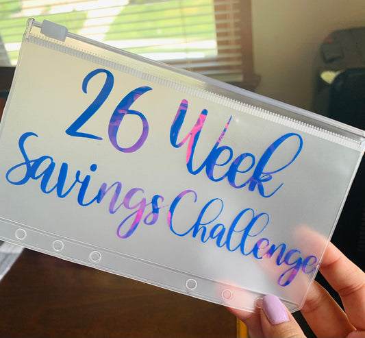 26 week challenge, savings challenge, bundle,savings tracker, cash envelope