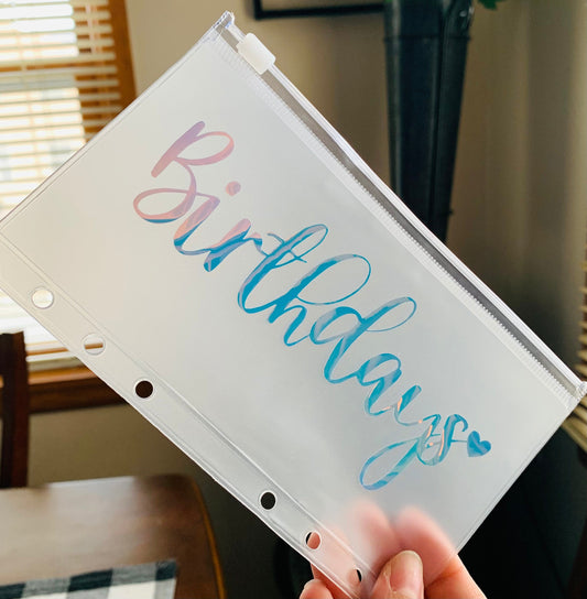 Birthday savings challenge, savings challenge bundle, savings tracker, cash envelope