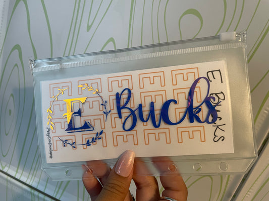 Initial Bucks Challenge, Dollar Savings Challenge, Cash Envelope, Savings Challenge