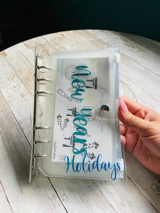 Holidays Budget Binder, Monthly Holidays Savings Challenges, Personalized Budget Binder