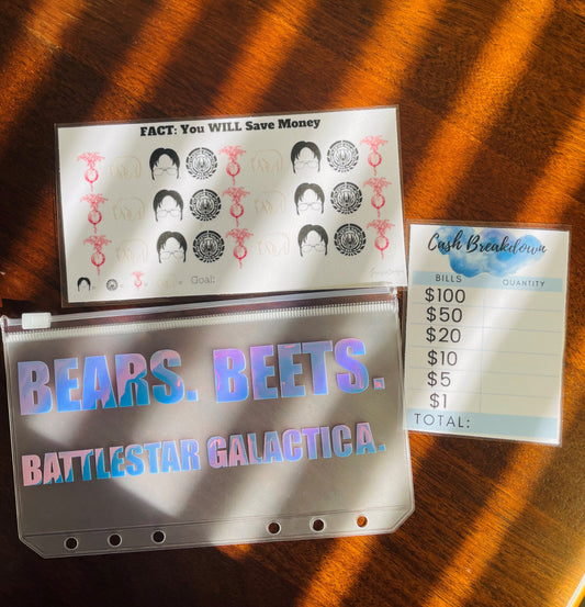 The Office Savings Challenge, Dwight Schrute, Savings Challenge, Savings Tracker