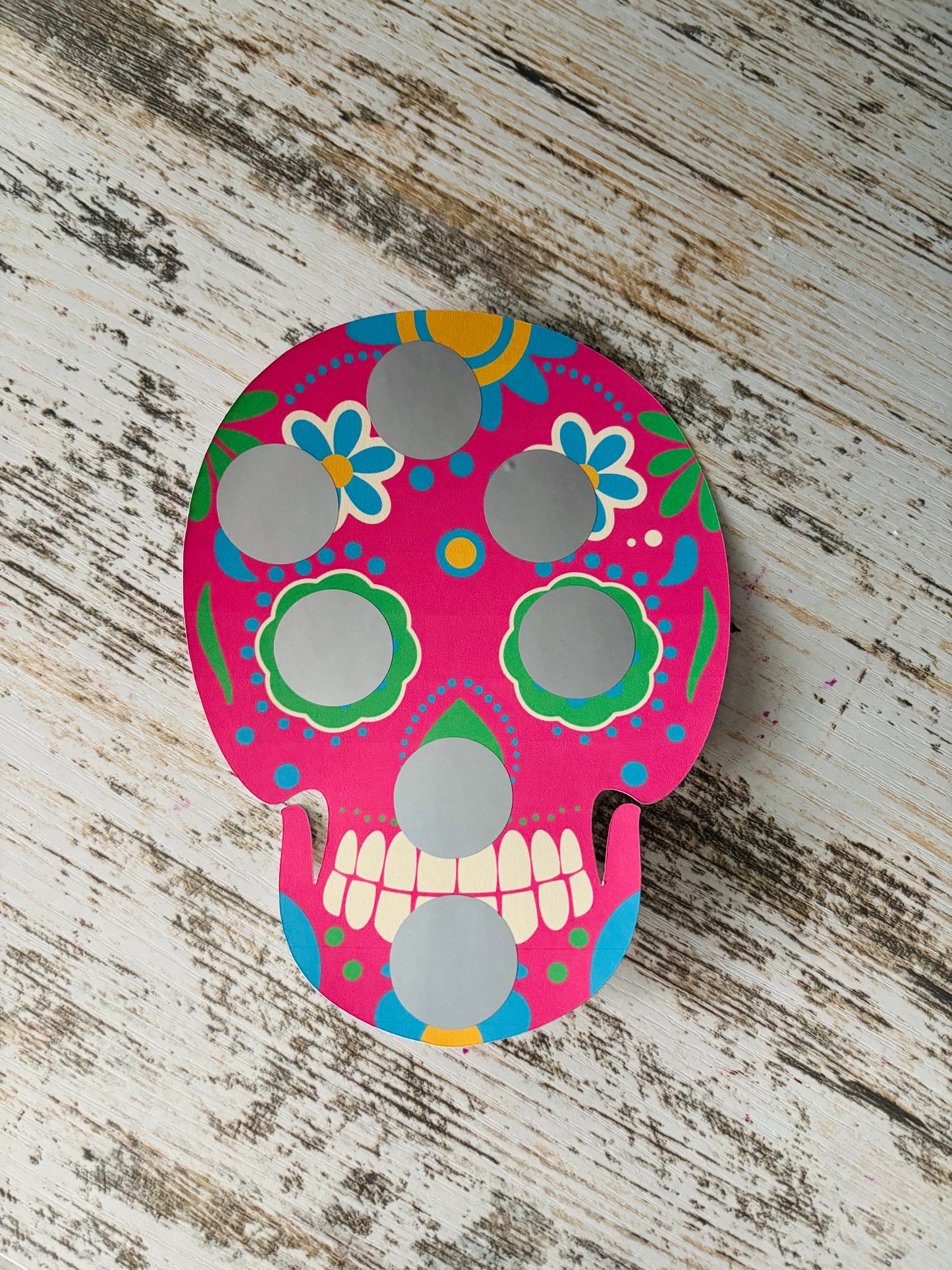 Day of the Dead scratch off savings challenge