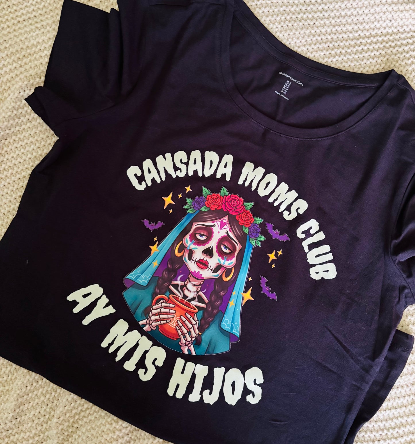 Mom Shirt, La Llorona Halloween Shirt, Cansada Moms Club Shirt, Mama T-shirt, Mom life, Spanish t-shirt, Halloween Shirt