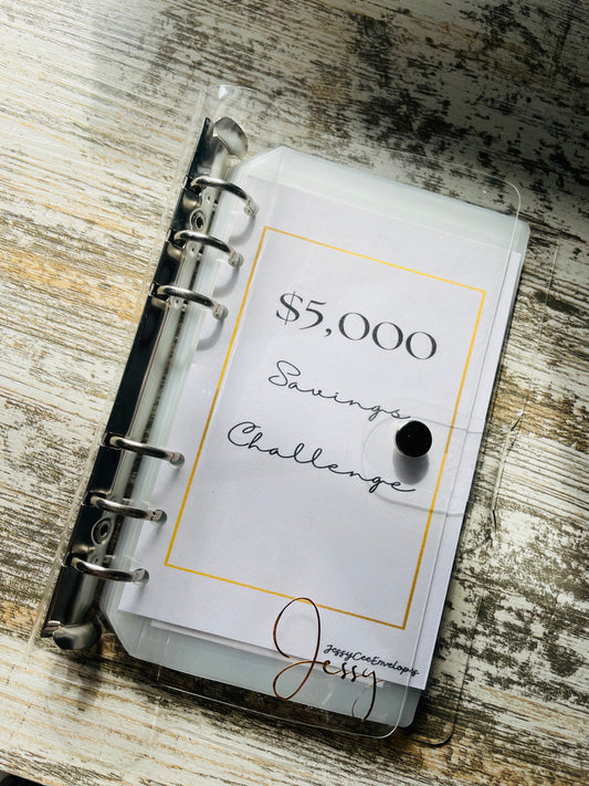 5K Savings Challenge Binder, $5,000 savings challenge, budget binder