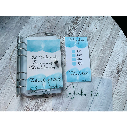 52 Week Challenge Binder, Savings Challenge Binder, 52 Week Savings Challenge