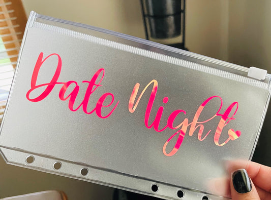 Date Night Savings Challenge, Date night fund, scratch off challenge, savings tracker